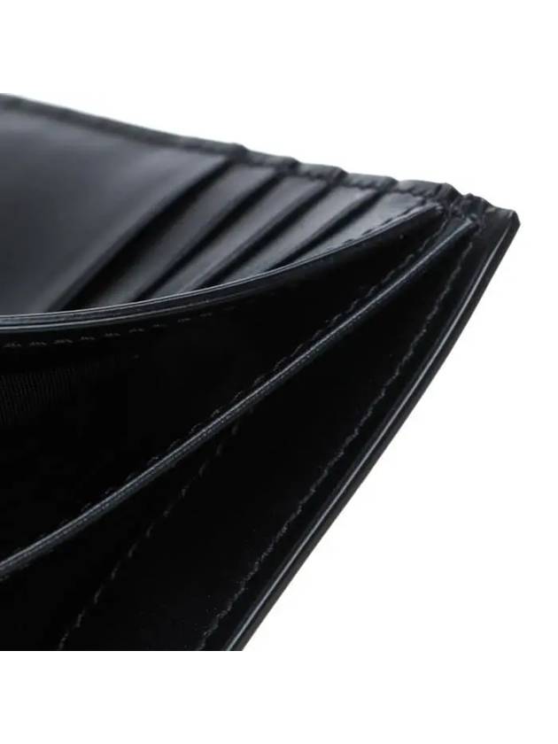 Tiny Cassandre Monogram Half Wallet Black - SAINT LAURENT - BALAAN 9