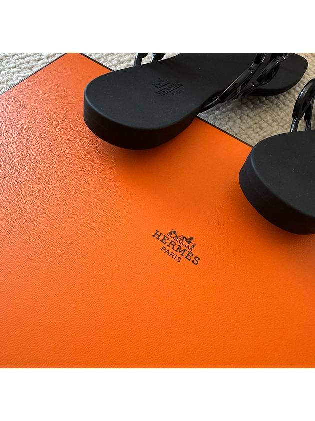 island sandals black - HERMES - BALAAN 5