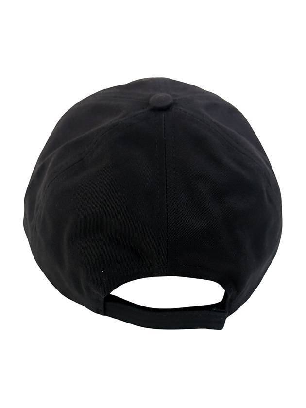 Embroid Logo Ball Cap Black - GANNI - BALAAN 5