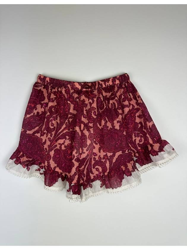 Kids TIGGY FLIP Shorts 5501ATIG Pink Peach Paisley Girls 6Y - ZIMMERMANN - BALAAN 5