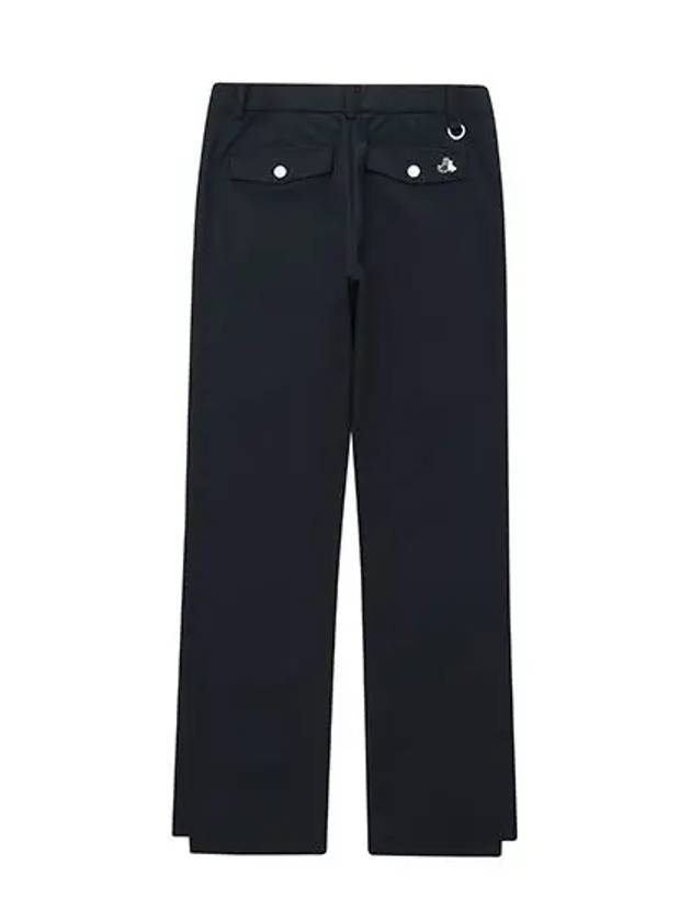 fall early semi-boot cut basic pants 5043LXWNNAVY - BLACK&WHITE - BALAAN 2