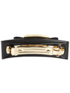 New Vara Plate Hair Clip Black - SALVATORE FERRAGAMO - BALAAN 3