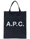 Eco Lou Logo Tote Bag Navy - A.P.C. - BALAAN 2