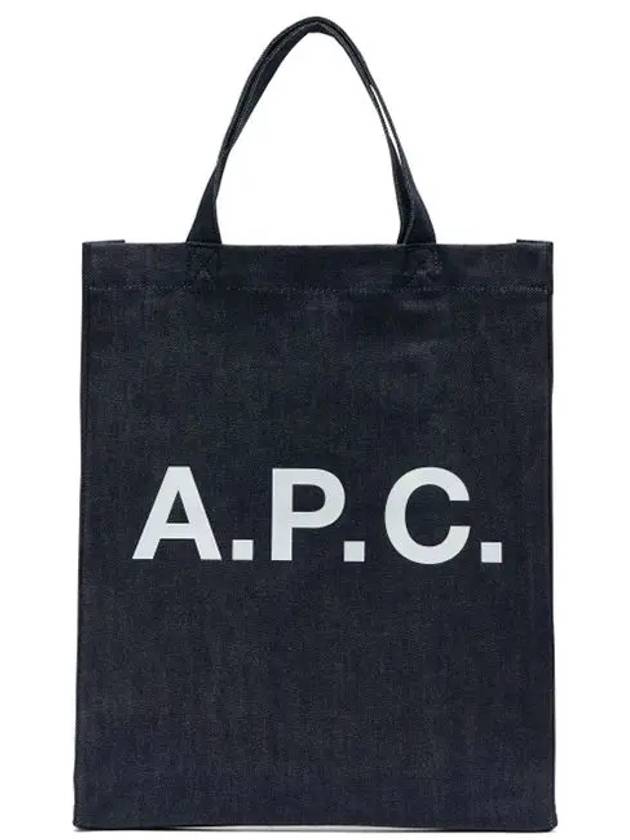 Eco Lou Logo Tote Bag Navy - A.P.C. - BALAAN 2