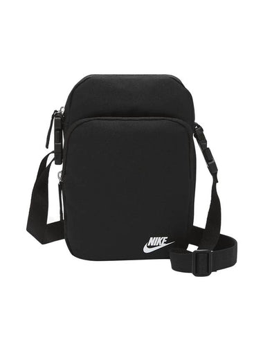 Heritage Logo Cross Bag Black - NIKE - BALAAN 1