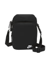 Heritage Logo Cross Bag Black - NIKE - BALAAN 1