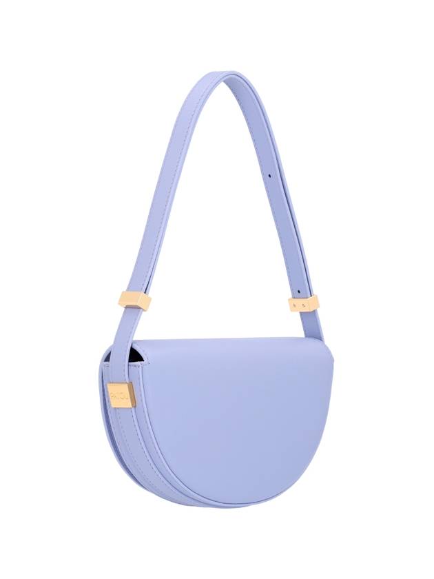 Le Petit Leather Shoulder Bag Blue - PATOU - BALAAN 3