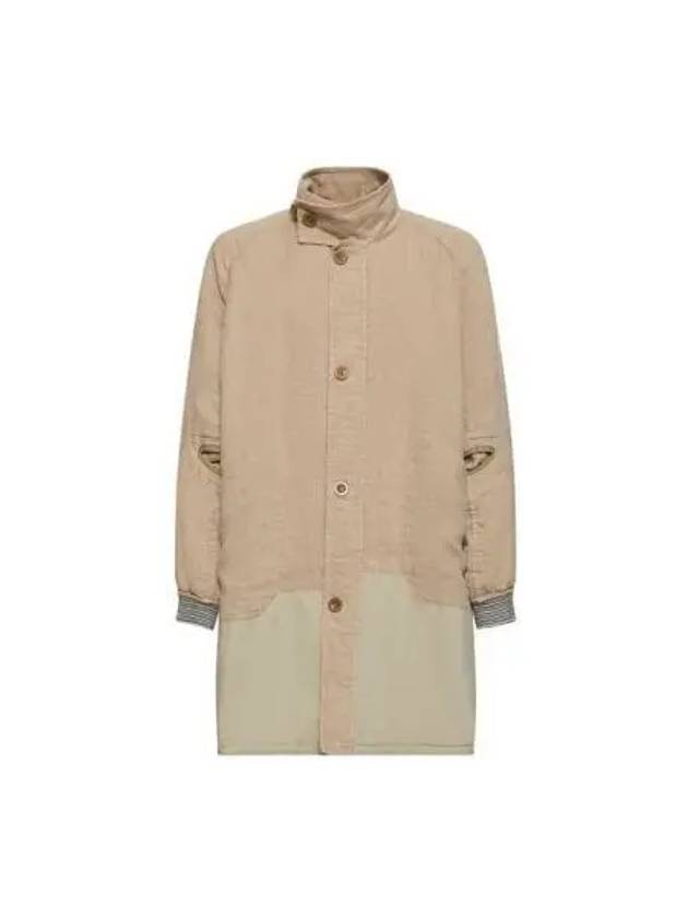 Reversible Linen Jacket Beige S50AM0584 S60506 - MAISON MARGIELA - BALAAN 1