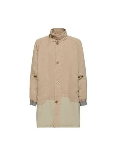 Reversible Linen Jacket Beige S50AM0584 S60506 - MAISON MARGIELA - BALAAN 1