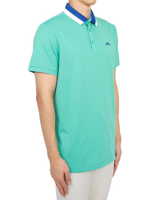 Golf Wear Benji Men s Collar Short Sleeve T Shirt GMJT08409 M158 - J.LINDEBERG - BALAAN 4