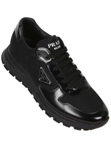 DP Sail 2EE369 3LF5 F0632 Re Nylon PRAX 01 Leather Sneakers - PRADA - BALAAN 1