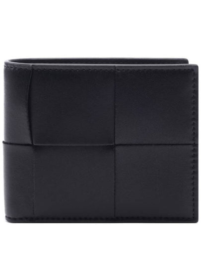 Intrecciato Half Wallet Black - BOTTEGA VENETA - BALAAN 2