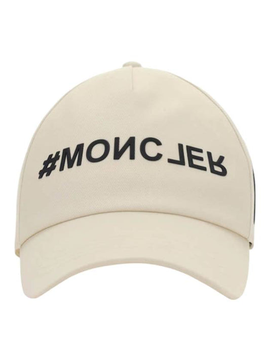 Gabardine Logo Ball Cap Cream - MONCLER - BALAAN 1