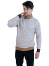 Men's color combination point high neck knit ANIT102 - IKALOOOK - BALAAN 1