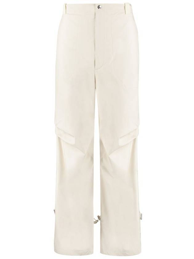 Genius Men's Nylon Cargo Wide Pants Ivory - MONCLER - BALAAN 2