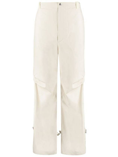 Men's Nylon Cargo Wide Pants Ivory - MONCLER - BALAAN 2