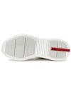 America's Cup Low Top Sneakers Silver White - PRADA - BALAAN 6