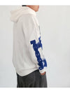 Distressed Smudgy Print Hoodie White - DIESEL - BALAAN 4