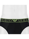 Men's Logo Band Micro Triangle Briefs Black - EMPORIO ARMANI - BALAAN 6