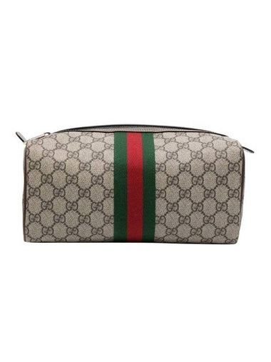 Women's Web GG Supreme Pouch Bag Beige - GUCCI - BALAAN 1