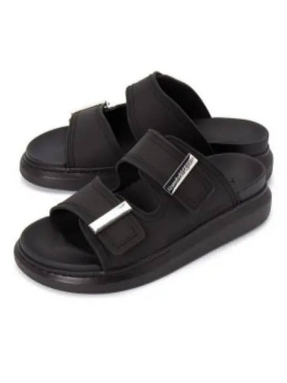 Hybrid Rubber Slippers Black - ALEXANDER MCQUEEN - BALAAN 2