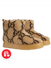 Women s GG Shearling Winter Boots Beige - GUCCI - BALAAN 8