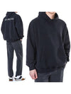 Logo Back Large Fit Hoodie Black - BALENCIAGA - BALAAN 2