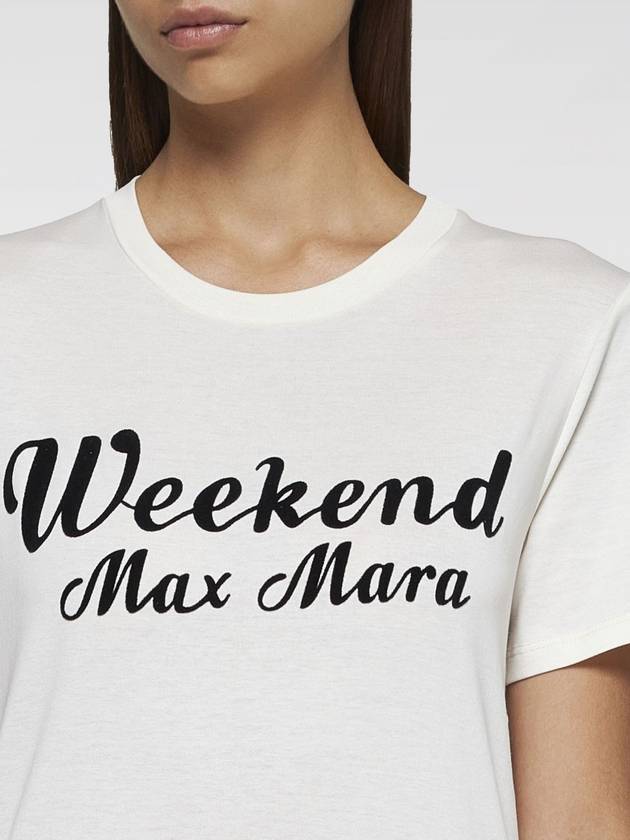 T-shirt Weekend Max Mara in cotone con stampa - WEEKEND MAX MARA - BALAAN 3