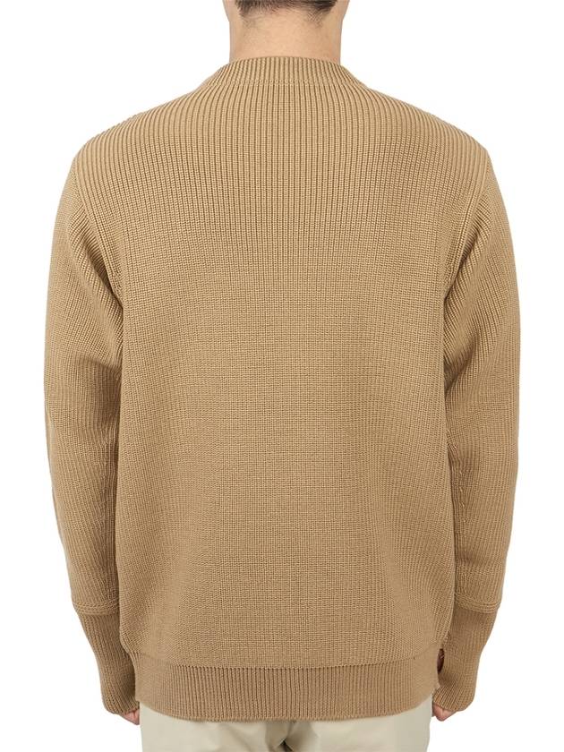 Sailor Crew Neck Knit Top Camel - ANDERSEN-ANDERSEN - BALAAN 5