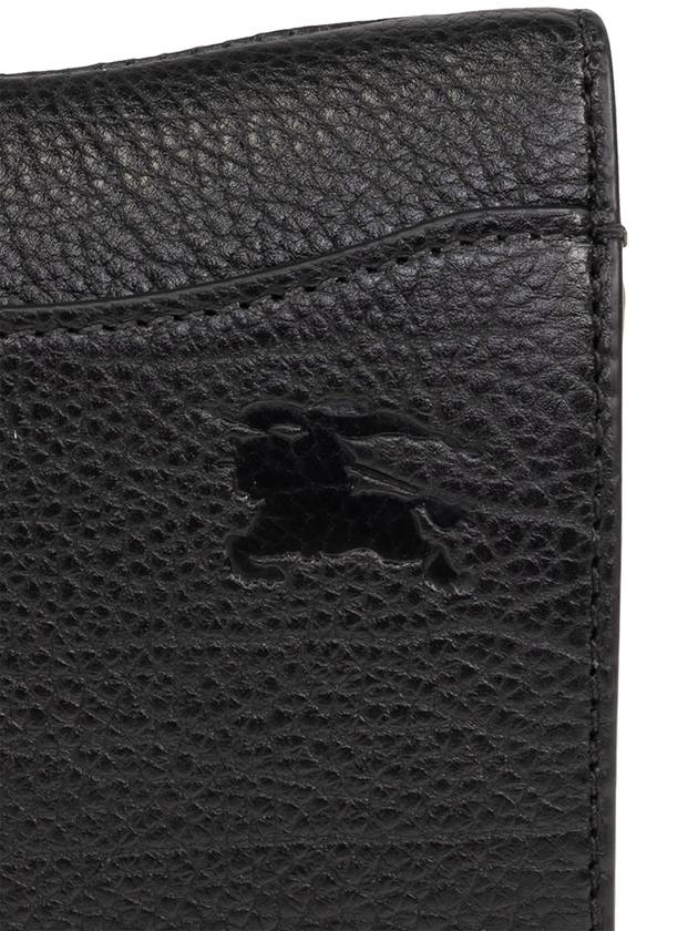 Rocking Horse Leather Half Wallet Black - BURBERRY - BALAAN 6