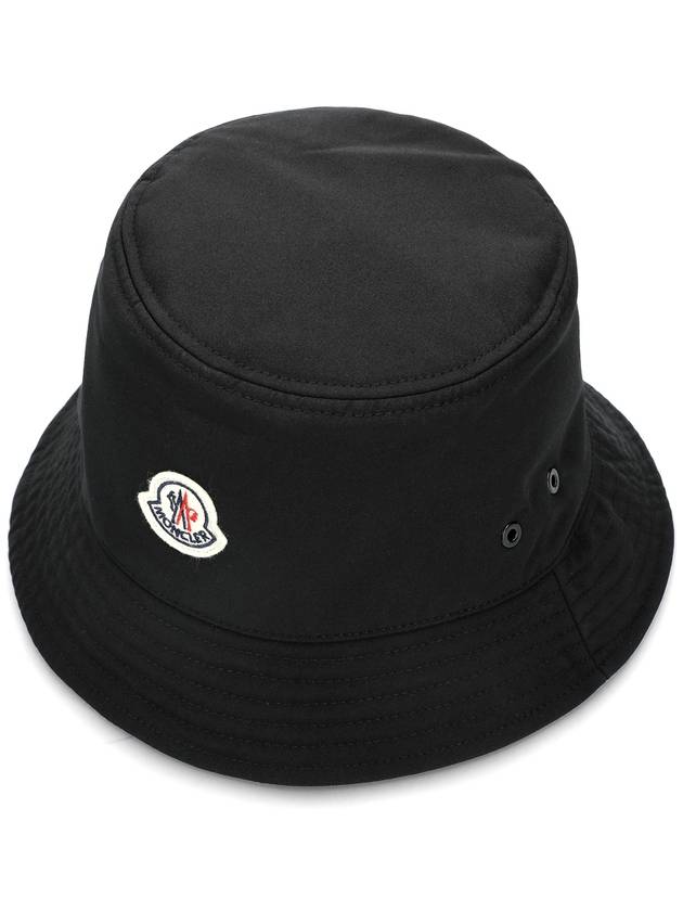 Logo Patch Canvas Bucket Hat 3B00052 57843 999 - MONCLER - BALAAN 1