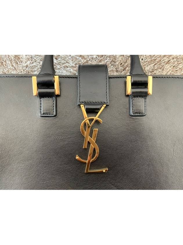 Yip Cabas Tote Bag Black Gold - SAINT LAURENT - BALAAN 3