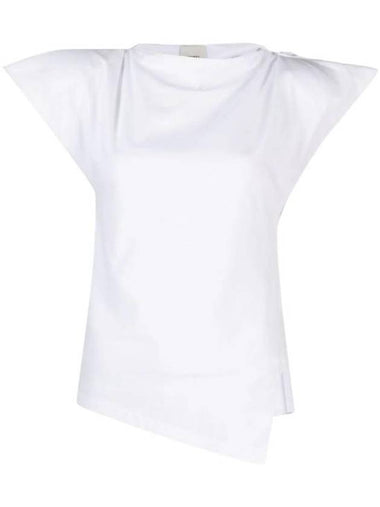 Short Sleeve T-Shirt TS0097FA A1N41I 20WH WHITE - ISABEL MARANT - BALAAN 1