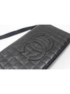 Vintage chocolate bar baguette flap shoulder bag black A17370 - CHANEL - BALAAN 6