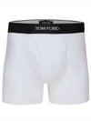 Men's Band Cotton Boxer Briefs 2 Pack White - TOM FORD - BALAAN 1