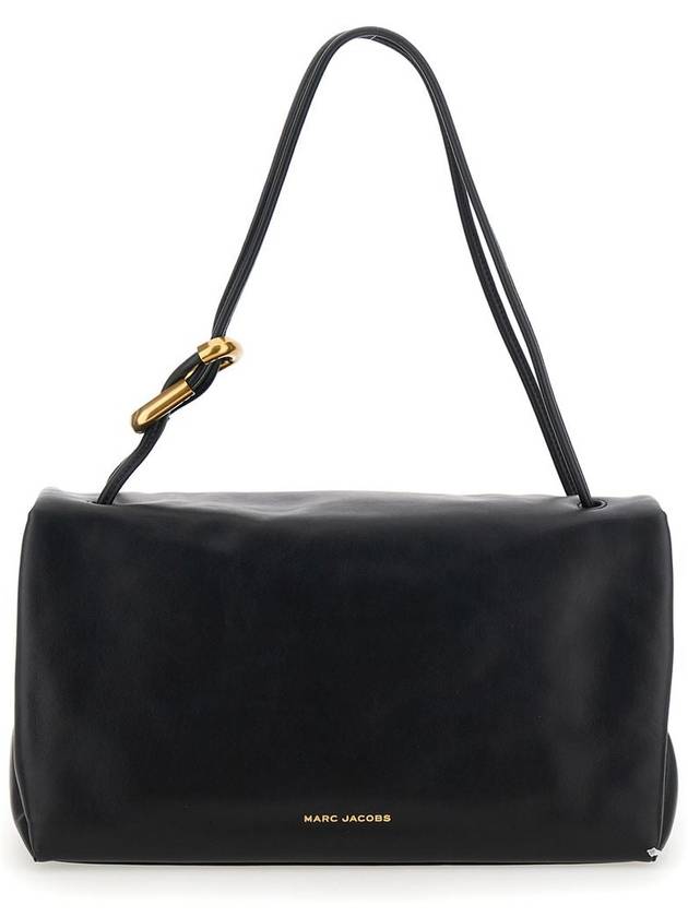 'Dual Large' Black Shoulder Bag With Logo Applied On The Back In Leather Woman - MARC JACOBS - BALAAN 8