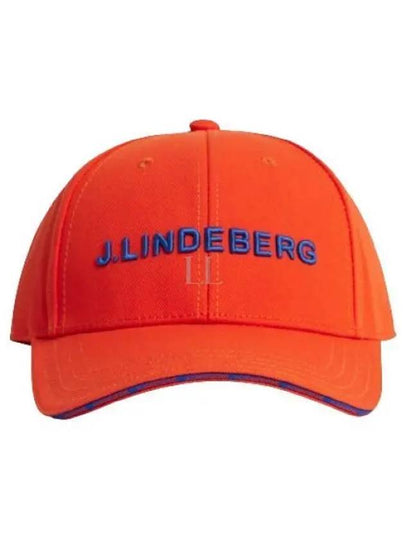 Hennric Embroidered Logo Ball Cap Tangerine Tango - J.LINDEBERG - BALAAN 2