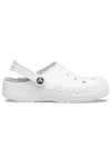 Baya Lined Clog Sandals White - CROCS - BALAAN 2