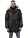 Men's Yatesy Fur Long Padded Parka Black - NOBIS - BALAAN 2