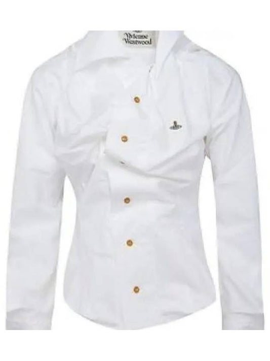 Drunken Logo Shirt White - VIVIENNE WESTWOOD - BALAAN 2