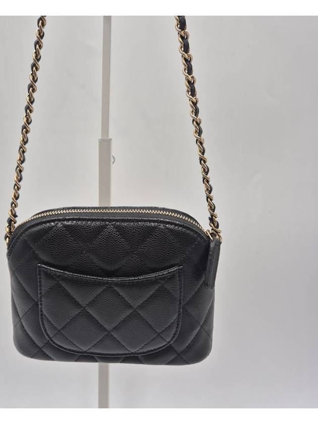 CC Logo Mini Pouch Cross Bag Black - CHANEL - BALAAN 10