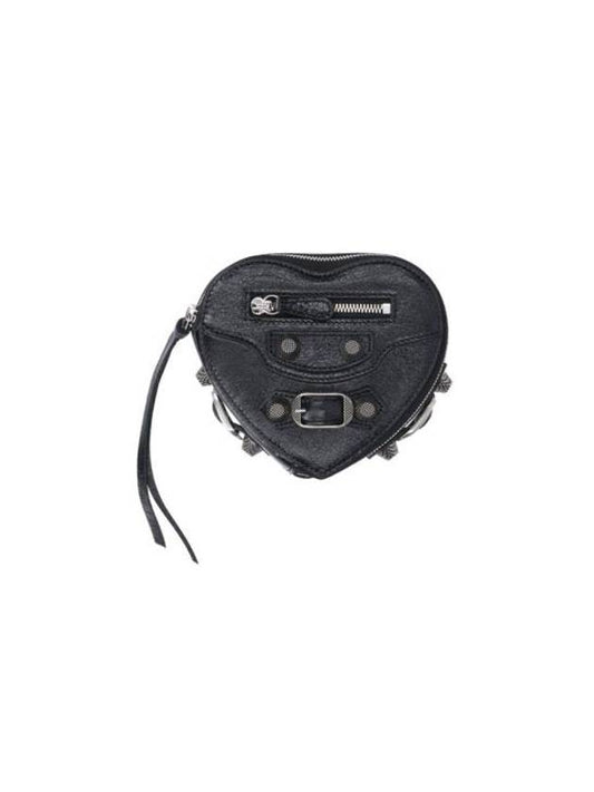 Le Cagole Heart Mini Bag Black - BALENCIAGA - BALAAN 1