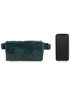 Intrecciato Cassette Mini Belt Bag Rain Tree Green - BOTTEGA VENETA - BALAAN 7