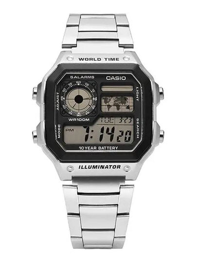 Watch AE 1200WHD 1AVDF AE 1200WHD 1A Square Digital Sports Metal Men's Watch - CASIO - BALAAN 2