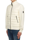 Men s Colin Mixed Media Bomber Jacket Cream - MACKAGE - BALAAN 4