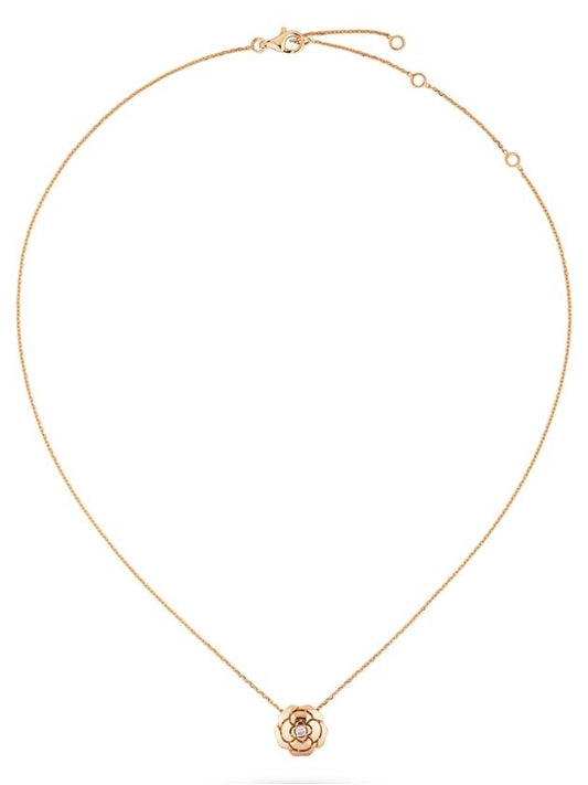 EXTRAIT DE CAMELIA necklace 18K pink gold and diamonds J11660 - CHANEL - BALAAN 2