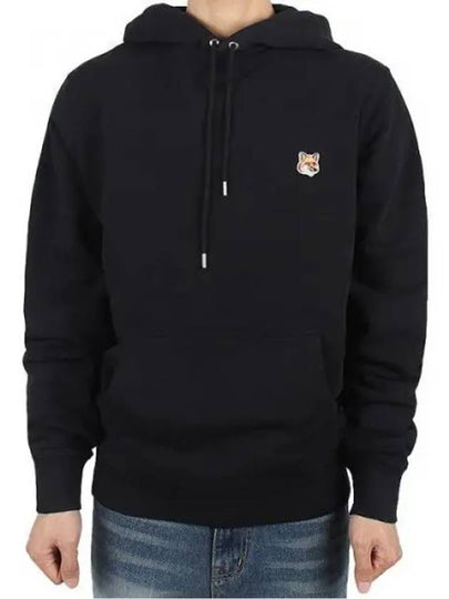 Fox Head Patch Regular Hoodie Black - MAISON KITSUNE - BALAAN 2