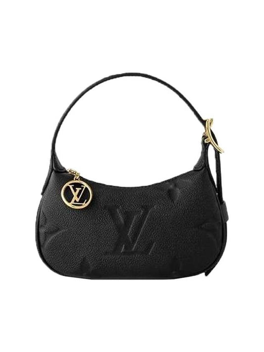 Mini Moon Monogram Empreinte Leather Shoulder Bag Black - LOUIS VUITTON - BALAAN 1