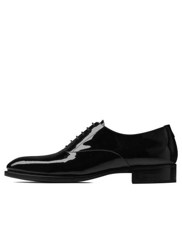 Adrien Patent Leather Oxford Shoes Black - SAINT LAURENT - BALAAN 2