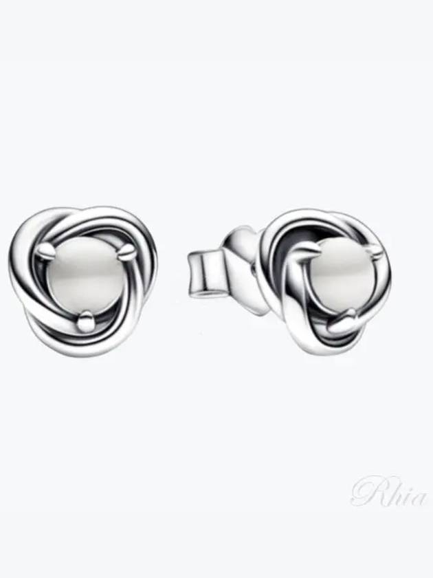 June birthstone eternity stud earrings 292335C03 - PANDORA - BALAAN 2